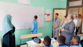 جولة تفقدية لوكيل الوزارة بمدارس إطسا