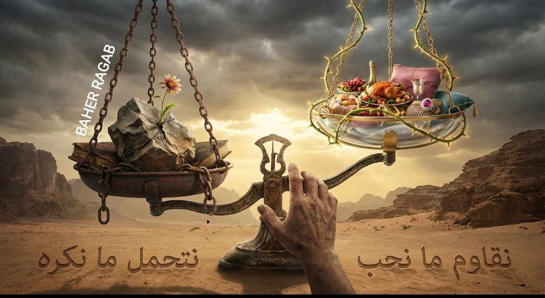 نقاوم ما نحب ونتحمل ما نكره