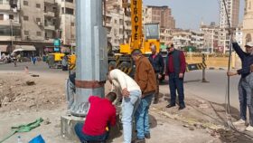 ساطور ..  يتابع سير العمل بالمرحلة الثانية لتطوير الميدان الإبراهيمي بمدينة دسوق