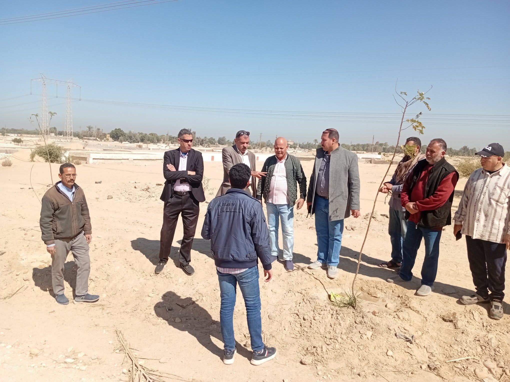 تجميل مسار العائلة المقدسة بمركز القوصية