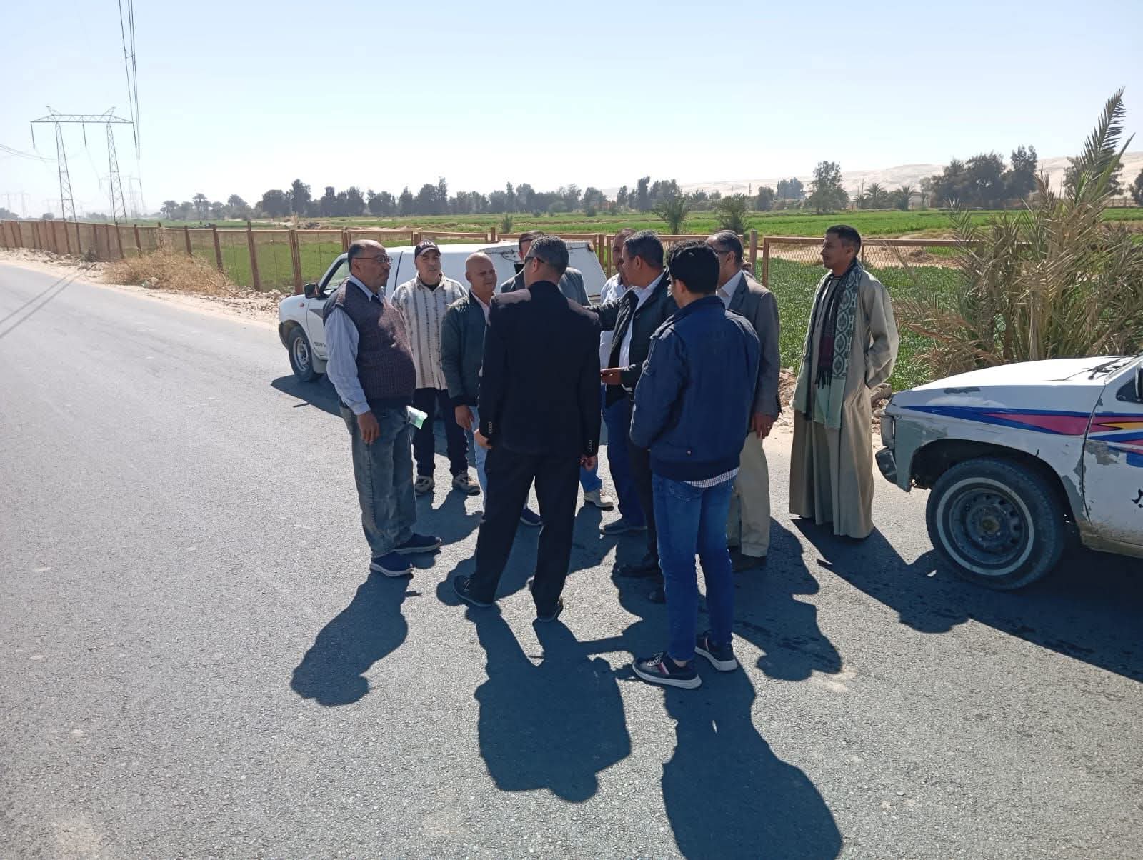 تجميل مسار العائلة المقدسة بمركز القوصية