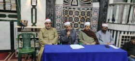 الاجتماع الشهري لعمال ومؤذني إدارة أوقاف الرمل بالإسكندرية استعداداً  لشهر رمضان