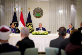 الرئيس عبد الفتاح السيسي يشارك في إفطار أكاديمية الشرطة المصرية ويؤكد: أمن مصر أمانة في أعناق أبنائها