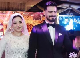 ليلة من أجمل الليالي.. زفاف الأستاذ أحمد محمد حماده على كريمة الأستاذ محمد أبو غزالة