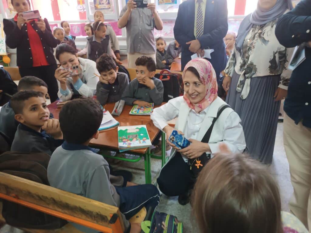 إدارة القوصية التعليمية تستقبل وفداً ألمانياً رفيع المستوى لمتابعة سير العملية التعليمية