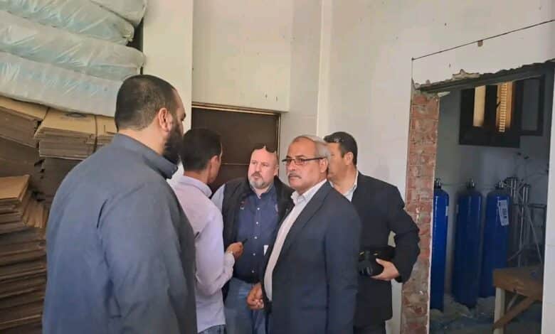 ضبط مصنع مياه معدنية غير مرخص ببلطيم
