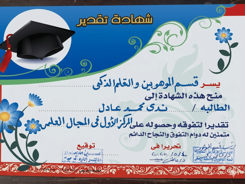 ندى محمد.. أيقونة التميز والابتكار