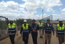 ساطور .. يتفقد سير العمل بمصنع تدوير المخلفات الصلبة بقرية شابة