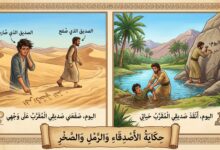حكايةُ الصديقين في قلب الصحراء