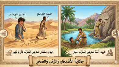 حكايةُ الصديقين في قلب الصحراء
