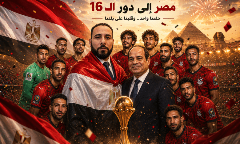 مصر تكتب المجد في دور الستة عشر