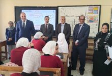 عبدالحكم وجودة ومبارك وبسيوني في جولة ميدانية بمدارس دسوق